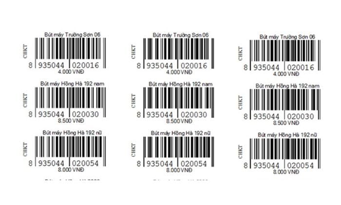 In Tem Mã Vạch Đẹp - In Tem Barcode Giá Rẻ Lấy Ngay