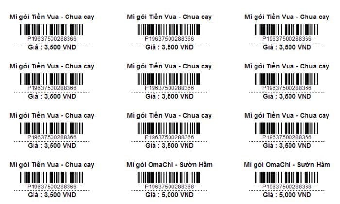 In Tem Mã Vạch Đẹp - In Tem Barcode Giá Rẻ Lấy Ngay