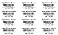 In Tem Mã Vạch Đẹp - In Tem Barcode Giá Rẻ Lấy Ngay