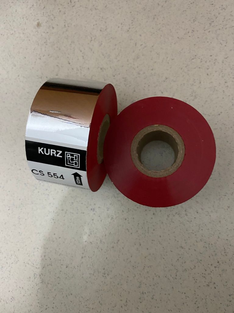 Mực in bao bì TTO Kurz 35mm x 122m – Đỏ