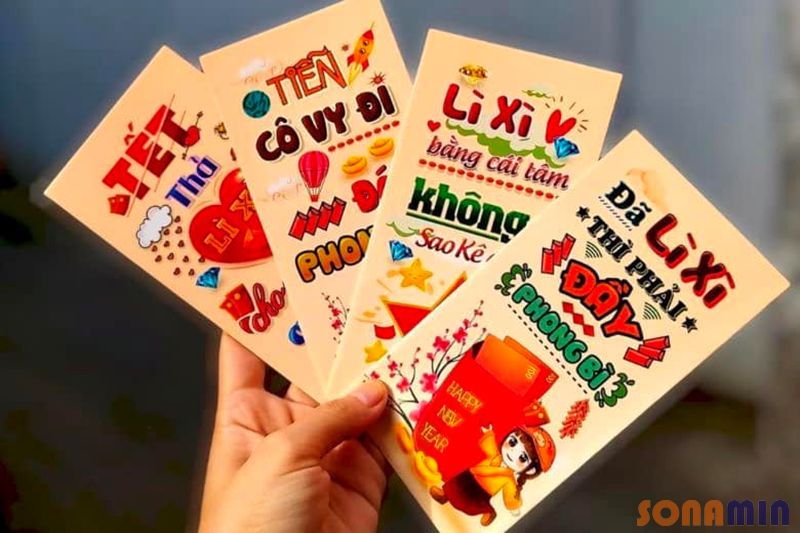 In bao lì xì mừng năm mới rẻ đẹp
