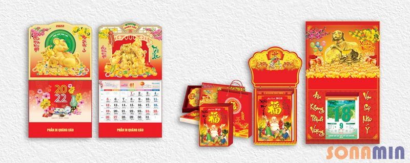 In lịch Tết theo yêu cầu giá rẻ