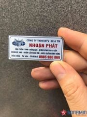 Tem nhôm in theo yêu cầu