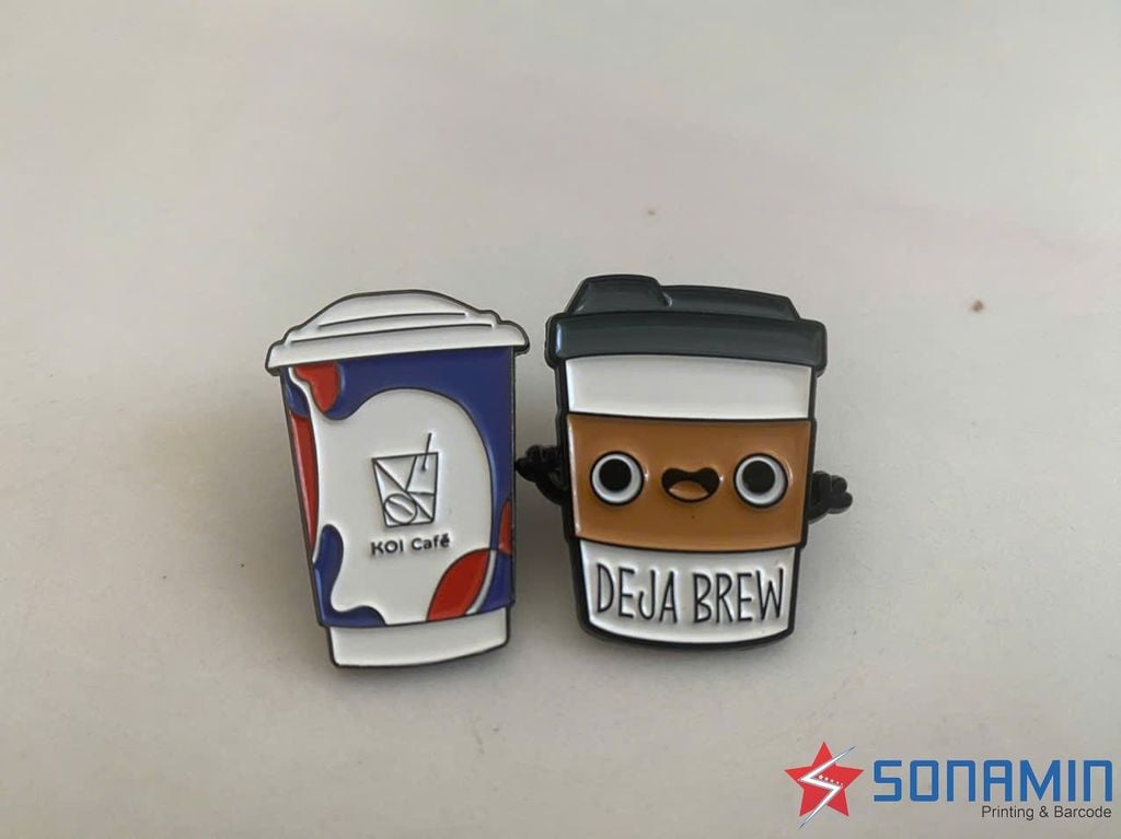 In huy hiệu, pin cài áo theo yêu cầu