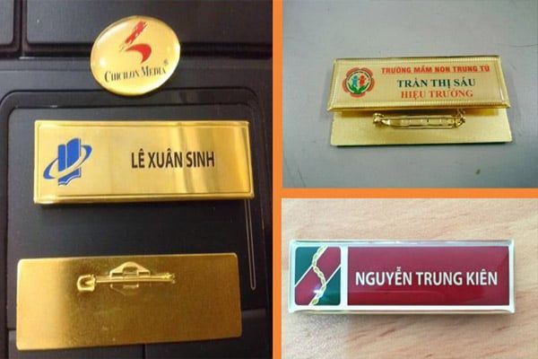 Huy hiệu cài áo thiết kế riêng theo yêu cầu