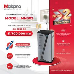 Máy lọc nước Makano H-Hero nóng nguội lạnh 3D MN302