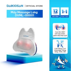 Máy Massage Lưng DAIKIOSAN DVML-00001 Kết Hợp Con Lăn Và Nhiệt, Mát Xa Nhiều Vị Trí Trên Cơ Thể