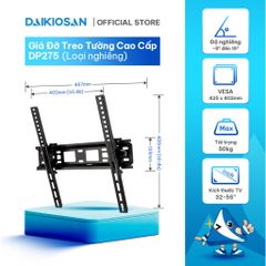 Khung Treo, Giá Treo Tivi DAIKIOSAN DP275 Loại Nghiêng Phù Hợp Cho Tivi 32 - 55 Inch