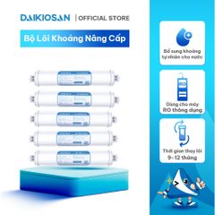 Combo lõi lọc khoáng, màng lọc RO Daikiosan chính hãng cao cấp - thay thế cho các loại máy lọc nước, RO