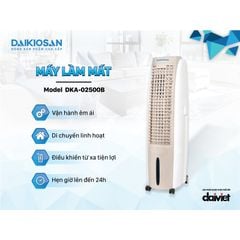 Quạt Điều Hòa, Máy Làm Mát Không Khí DAIKIOSAN DM105 Bổ Sung ION Âm Giúp Không Khí Trong Lành