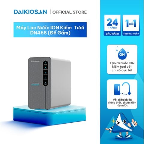 Máy Lọc Nước ION KIỀM Tươi Daikiosan Để Gầm DN468 Nước Chuẩn Uống Tại Vòi