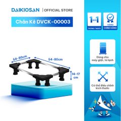 Chân kê máy giặt, tủ lạnh DAIKIOSAN CHÍNH HÃNG chống rung, chịu lực lên đến 450 Kg