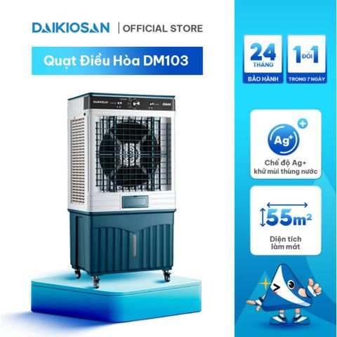 Quạt Điều Hòa, Máy Làm Mát, Quạt Hơi Nước Dân Dụng DAIKIOSAN DM103 4 TRONG 1 Hạ Nhiệt Nhanh, An Toàn