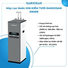 Máy Lọc Nước ION KIỀM TƯƠI Nóng Nguội Lạnh DAIKIOSAN Quy Trình Lọc 8 Bước, Chuẩn Nước Uống Tại Vòi