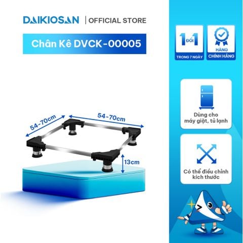 Chân Tủ Lạnh, Chân Máy Giặt DAIKIOSAN DVCK-00005 Inox Chịu Lực Lên Đến 208 Kg Chất Liệu Cao Cấp