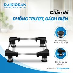 Chân Kê Máy Giặt Tủ Lạnh DAIKIOSAN Có Thể Điều Chỉnh Chiều Dài, Rộng Chịu Lực Lên Đến 280 Kg Chất Liệu INOX Cao Cấp