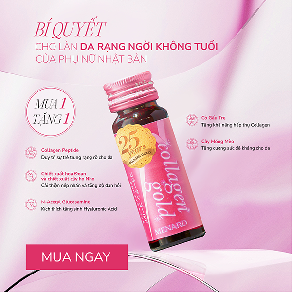  [Mua 1 tặng 1] Menard Collagen Gold 