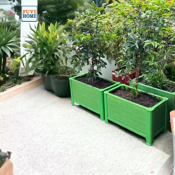  CHẬU CÂY LẮP RÁP HAPPYPOT 30x60 - HAPPYPOT MODULAR PLANTER 