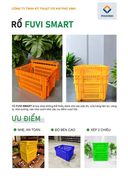  RỔ FUVI SMART - FUVI SMART CRATE 