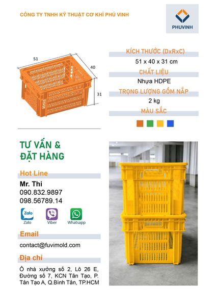 RỔ FUVI SMART - FUVI SMART CRATE 