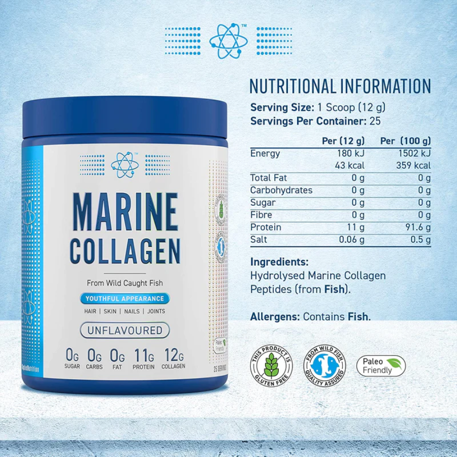 Applied Nutrition Marine Collagen 300G (25 Servings)