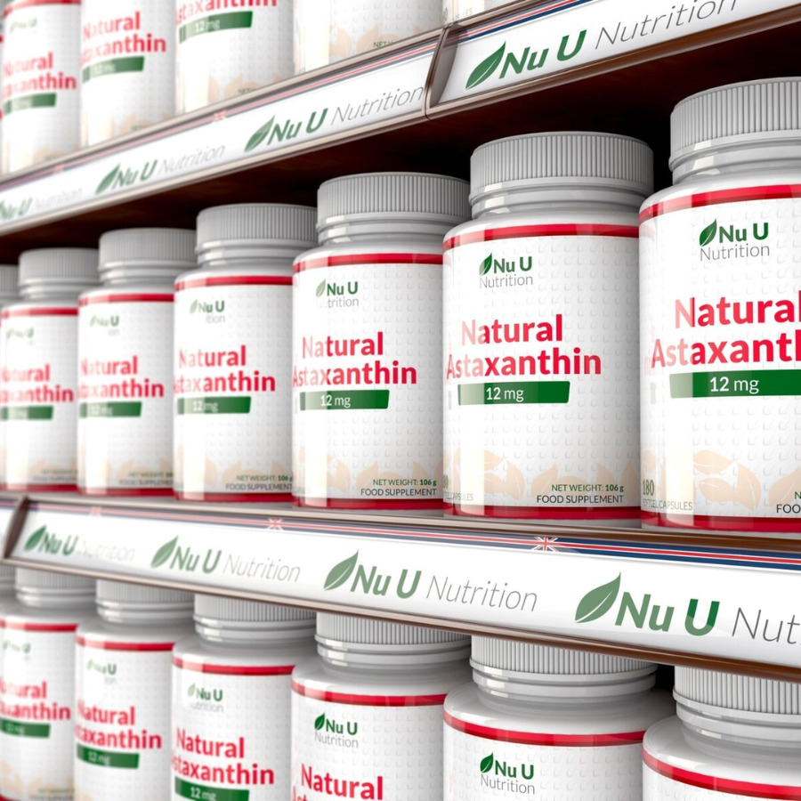 Nu U Nutrition Natural Astaxanthin 12mg 180 Viên | 180 Servings