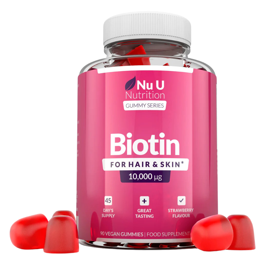 Nu U Nutrition Biotin Hair Gummies 90 Viên Dẻo | 45 Servings