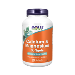 Now Calcium & Magnesium Softgels 240 Viên | 80 Servings