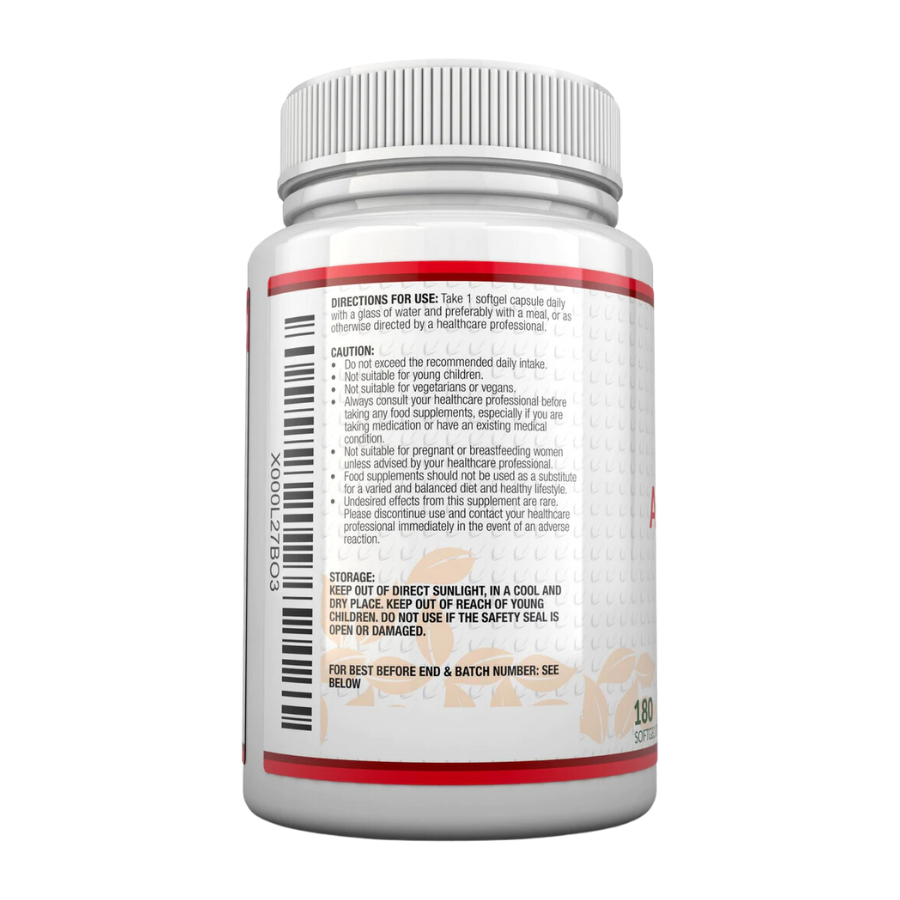 Nu U Nutrition Natural Astaxanthin 12mg 180 Viên | 180 Servings