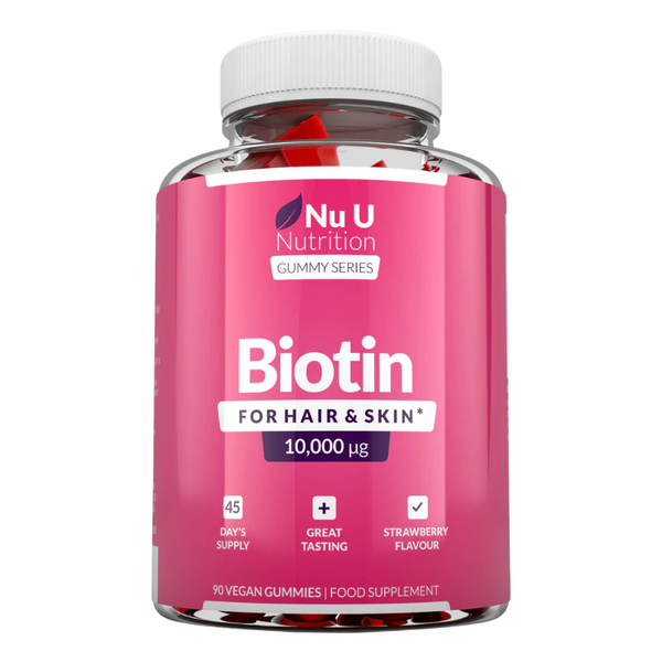 Nu U Nutrition Biotin Hair Gummies 90 Viên Dẻo | 45 Servings