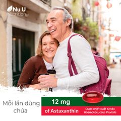 Nu U Nutrition Natural Astaxanthin 12mg 180 Viên | 180 Servings