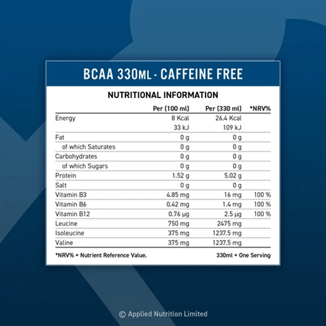 Applied Nutrition BCAA 330ml Caffeine Free