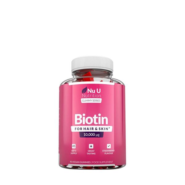 Nu U Nutrition Biotin Hair Gummies 90 Viên Dẻo | 45 Servings