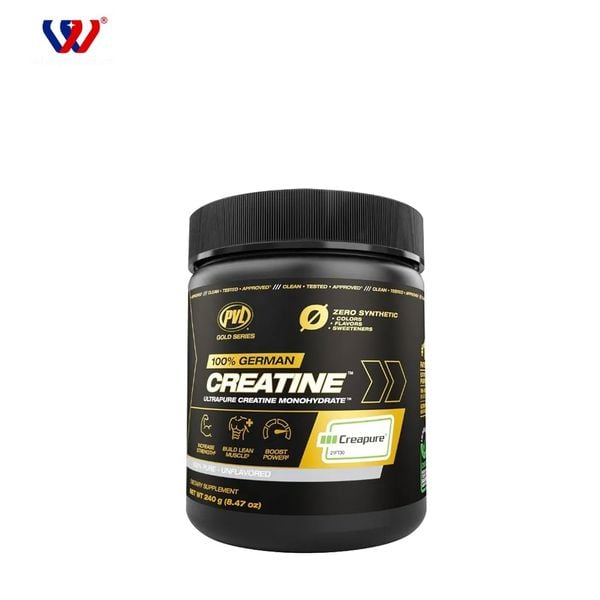 PVL Creapure Creatine - 100% Pure German Creatine Monohydrate 48 Lần Dùng