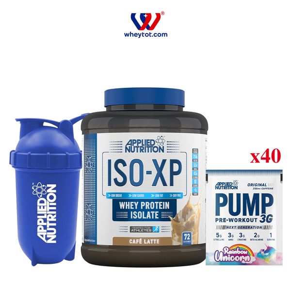 Combo Iso XP 1.8KG + 40 Sample Pump + Bình Lắc Applied