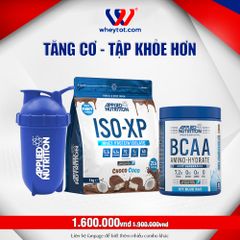 Combo Iso XP 1kg + BCAA Amino Hydrate 450g + Bình Lắc Applied
