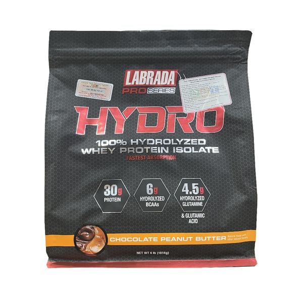 Labrada Hydro Whey – 100% Hydrolyzed Isolate 4lb