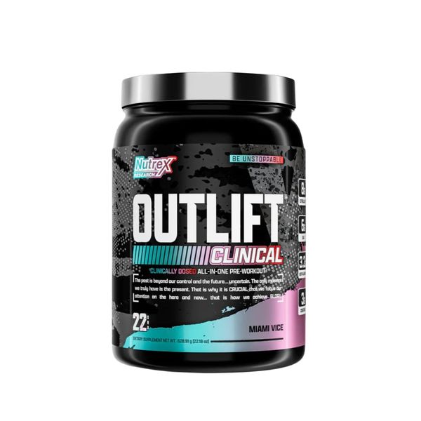 Nutrex Outlift Clinical Pre Workout 22 Lần Dùng