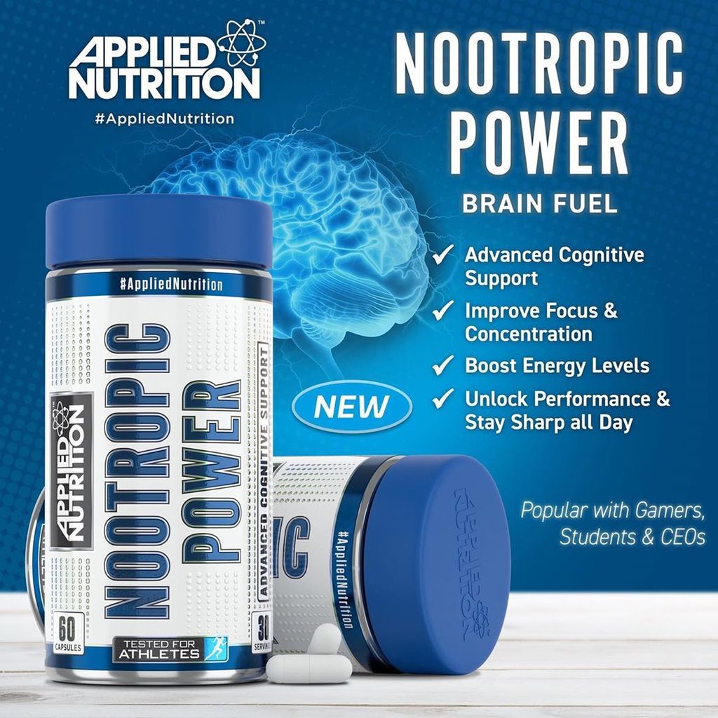 Applied Nutrition Nootropic Power 60 Viên (60 Servings)