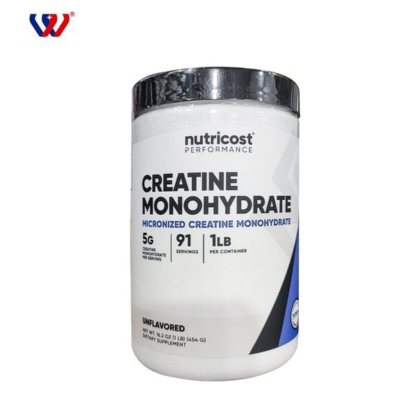 Nutricost Creatine Monohydrate Powder Micronized 454g