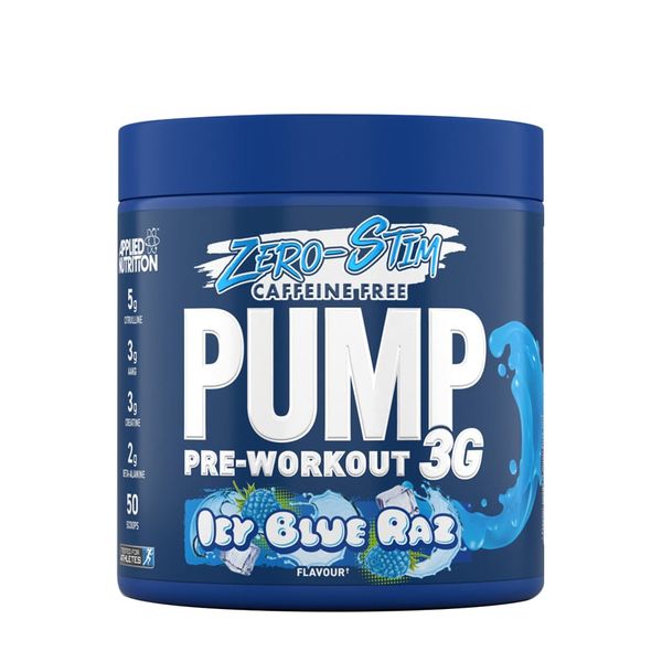 Applied Nutrition Pump 3G Pre Workout Caffeine Free 375G (25 Servings)