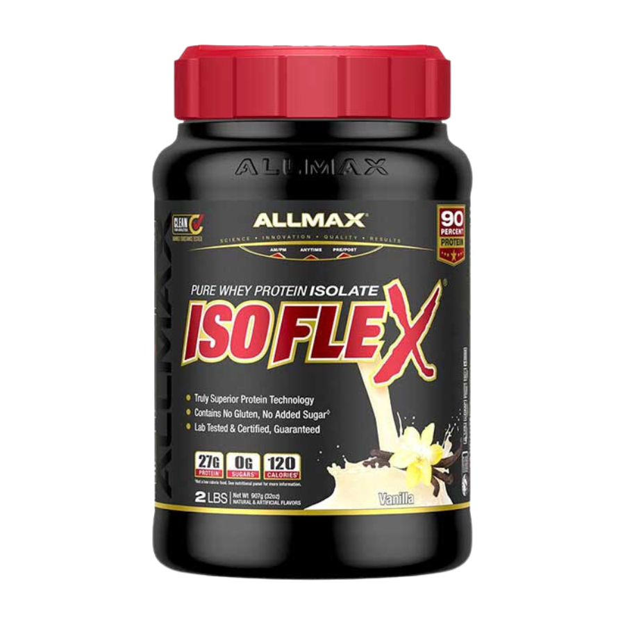 Allmax Isoflex Pure Whey Protein Isolate 2lbs (907G | 30 Servings)