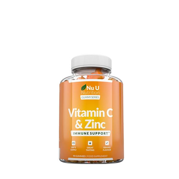 Nu U Nutrition Vitamin C & Zinc Gummies 90 Viên | 45 Servings