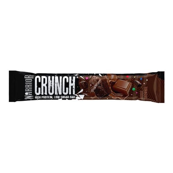 Bánh Protein Bar Warrior Crunch High Protein, Low Sugar Bar 1 Thanh 64g