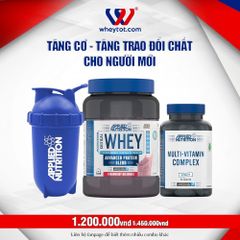 Combo Critical Whey 900gr + Multi Vitamin + Bình Lắc Applied