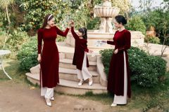 Áo Dài Tiểu Châu Sa (KIDS)-BF_70%