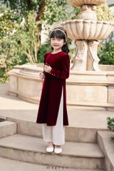 Áo Dài Tiểu Châu Sa (KIDS)-BF_70%