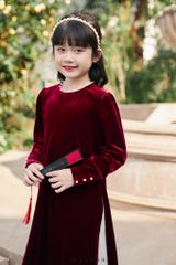 Áo Dài Tiểu Châu Sa (KIDS)-BF_70%
