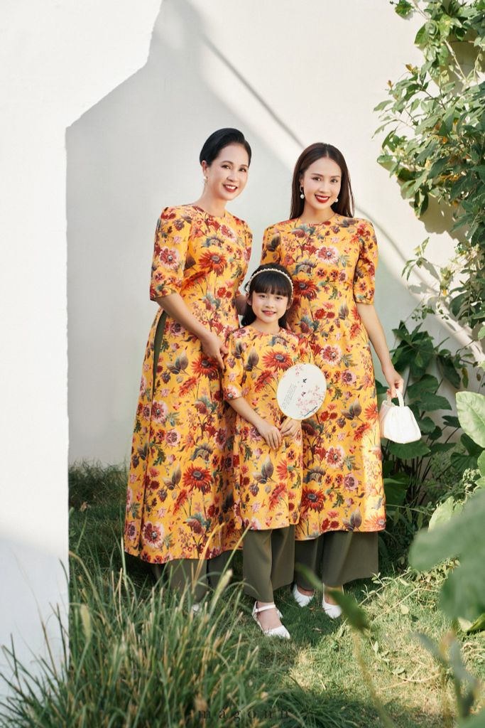 Áo dài Tiểu Hoàng Lan (KIDS)-ON_78%