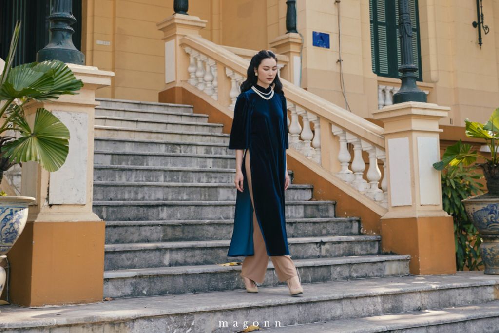 gift-Quần Áo dài dáng suông